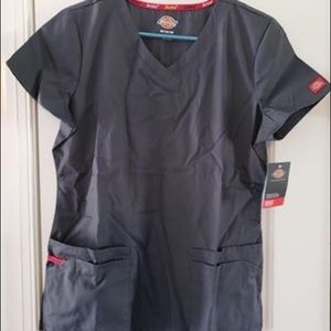 Womens Dickies EDS charcoal grey scrubs